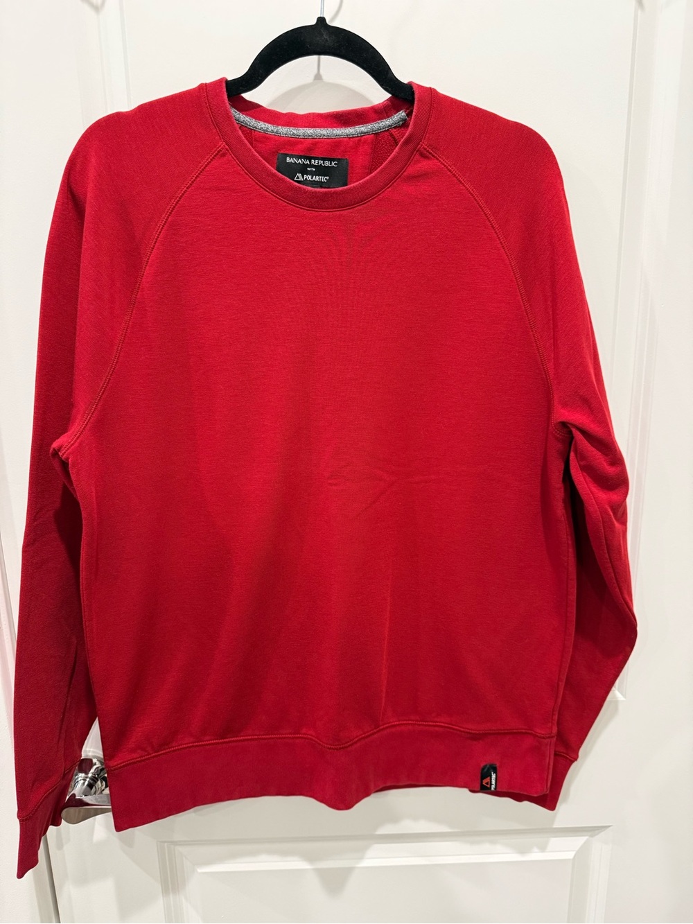 Banana Republic Men's Red Polartec Pullover (Large)
